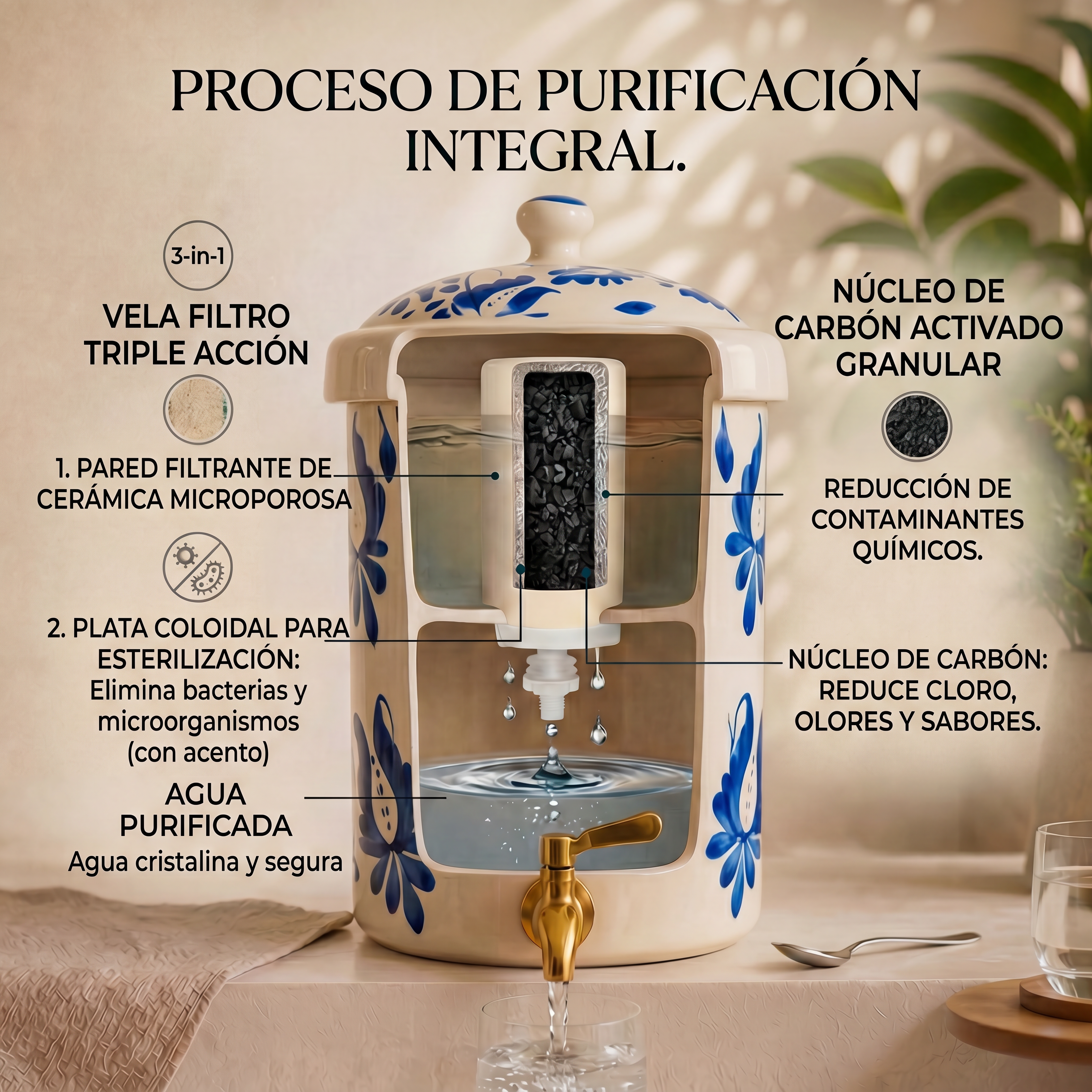 Andino Filtro de Agua 5L - Florelba Viboral