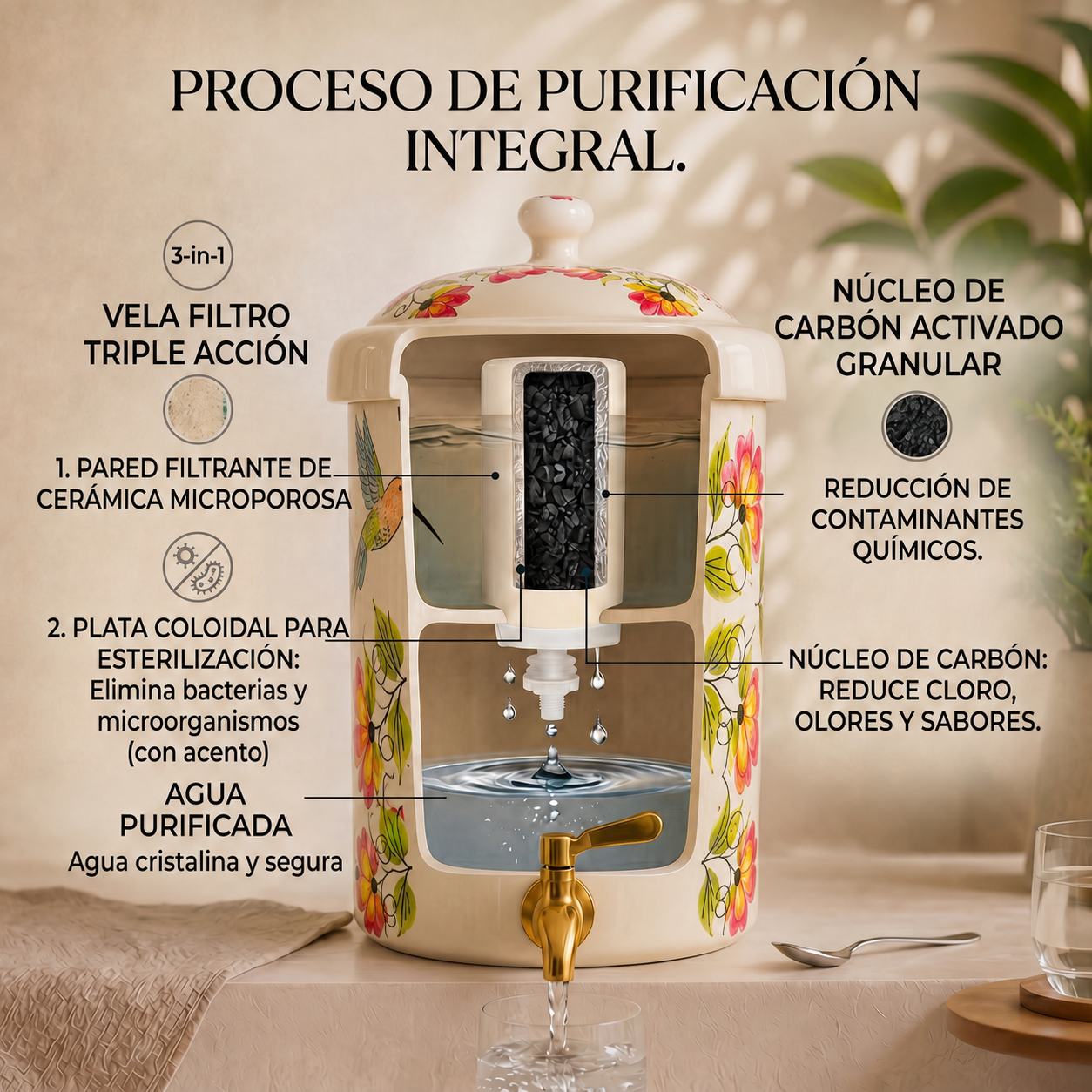 Andino Filtro de Agua 5L - Encanto Viboral